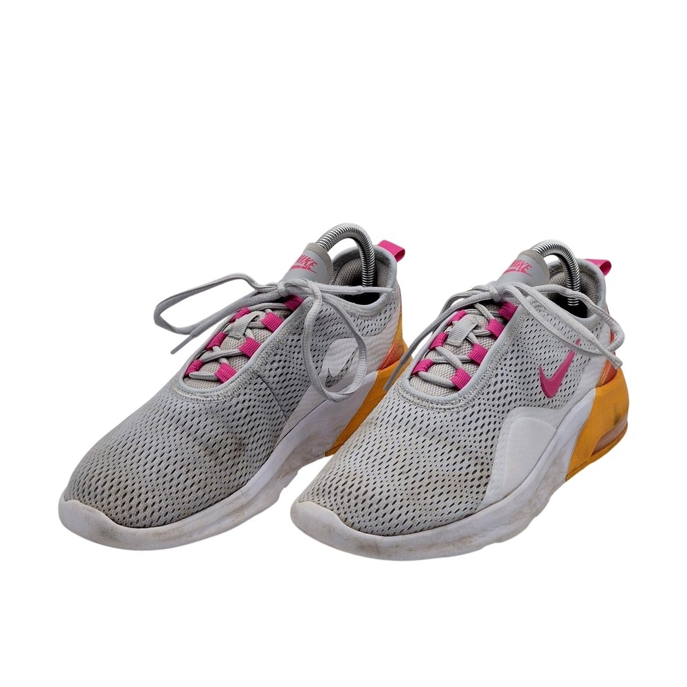 Nike Air Max Shoes Womens Size 8.5 Gray Pink Mesh Running Sneakers CJ9996-001